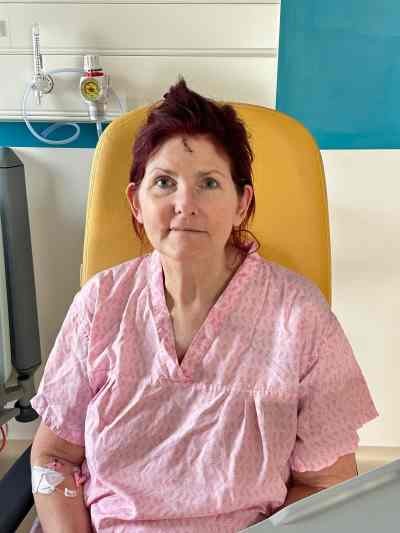 photo of Nicola first patient in MADU